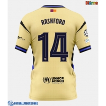 Fotballdrakt Herre Barcelona Marcus Rashford #14 Bortedrakt 2025-26 Kortermet